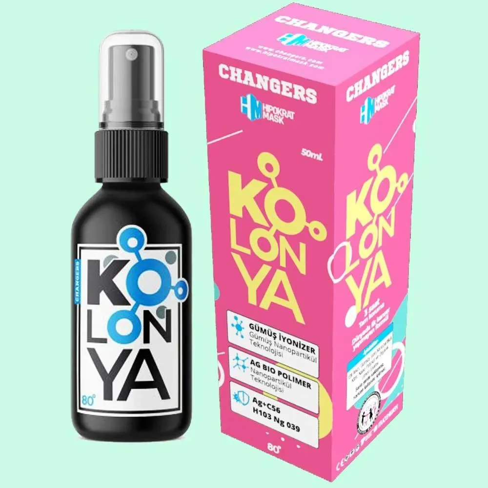 Kolonya Gumus ion &Bio Polimer Kitin Teknolojisi 100ML