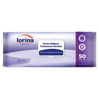 Lorina Perine Bölgesi Temizleme Havlusu 50'li