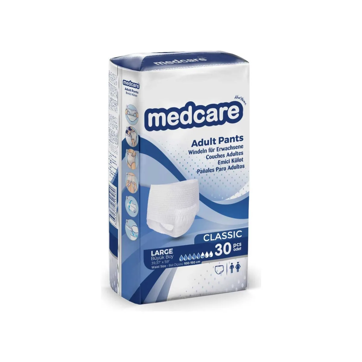 Medcare Emici Külot Large ( Büyük Boy ) 30 Adet
