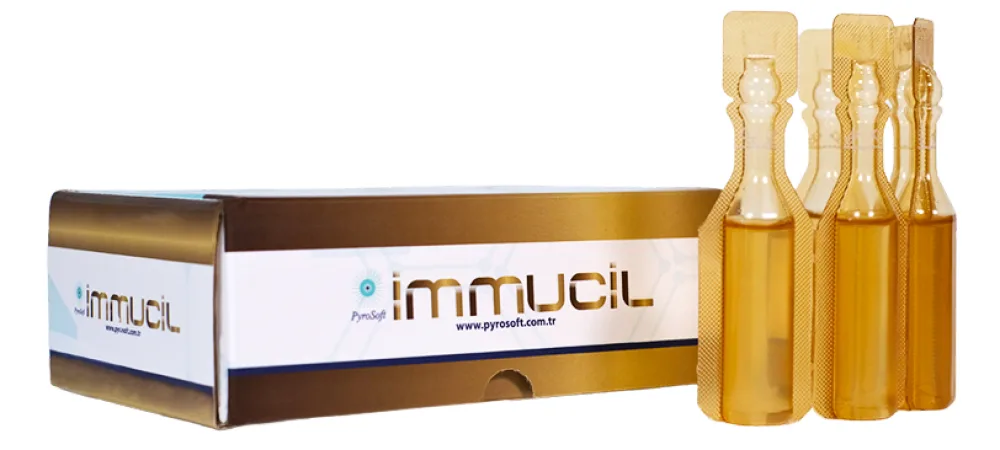 Pyrosoft İmmucil Bağışıklık Güçlendirici Flakon 15x10 ml (Vücut Direnci İçin Özel Likit Formül)
