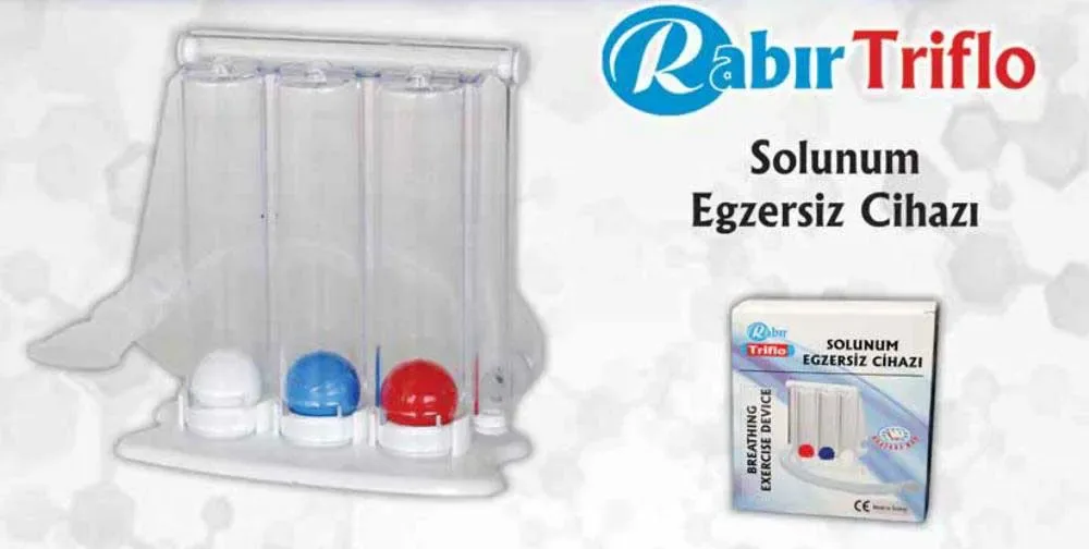 Rabır Triflo Solunum Egzersiz Cihazı (Akciğer Güçlendirici)