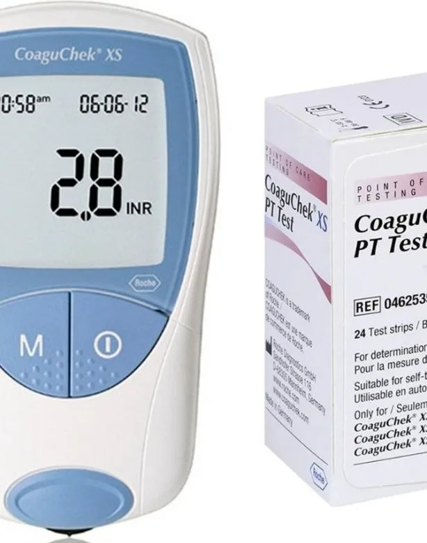 Roche CoaguChek XS INR Ölçüm Cihazı + 24'lü Strip + Softclix Set - Hemen Kullanıma Hazır [Başlangıç Paketi]