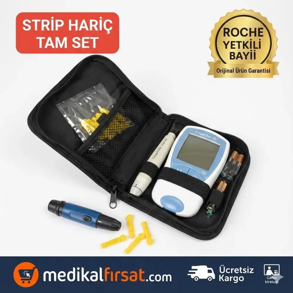 Roche CoaguChek XS INR Ölçüm Cihazı - Ev Tipi Profesyonel Set (Çantalı & Garantili) | Medikal Fırsat