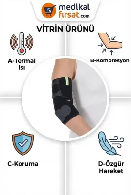 Wingmed W205 Neopren Basit Dirseklik – Isı ve Kompresyon Etkili Standart Destek