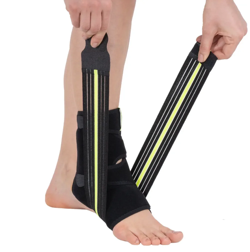 Wingmed W605  Malleol Destekli Ayak Bileklik – Pedli ve +8 Çapraz Bandajlı (Universal)
