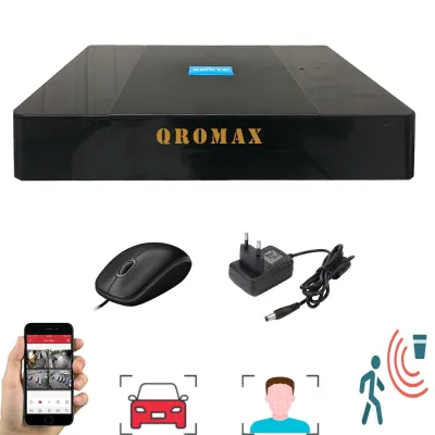 8 Kanal 5 MP H265+ 1080N HIBRIT Araç, İnsan ve Yüz Tanımalı XMEYE Kayıt Cihazı 9008