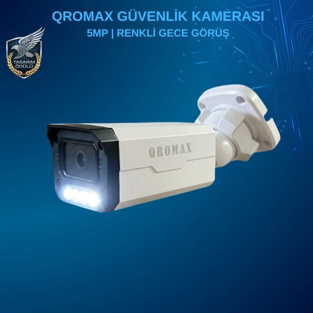 Gece Renkli Gösteren 4 Warm Led 5 Mp Sony Lensli 1080p Full Hd Güvenlik Kamerasi 3404W